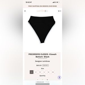 LainSnow Kiawah Bottoms - Black